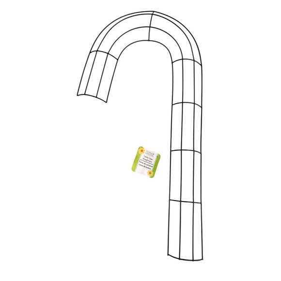 Candy Cane Wreath Form Black Metal Wire Frame For Crafting & DIY Projects Set o - Picture 4 of 4